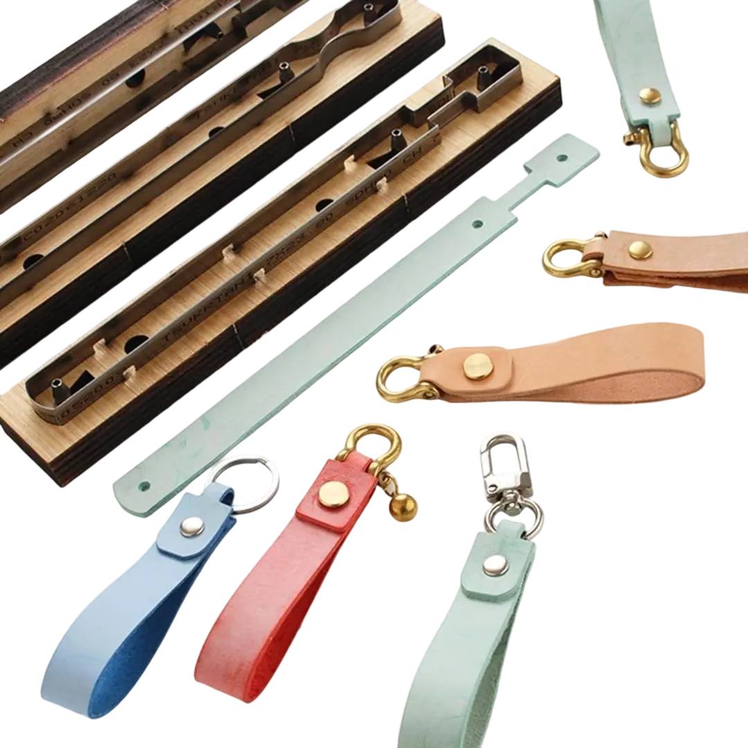 DIY Crafts Belt Leather Cutting Mold Wood Plate Only-for Printing Materials